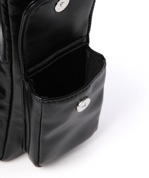 tiny tiny（ティニーティニー）の「マルチポケットショルダーバッグ[tiny tiny(ティニーティニー)]（ショルダーバッグ・レディース・ブラック/ブラウン/アイボリー・0）」の10枚目の写真