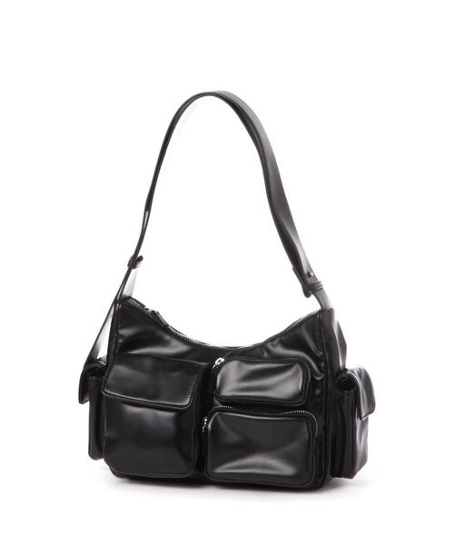 tiny tiny（ティニーティニー）の「マルチポケットショルダーバッグ[tiny tiny(ティニーティニー)]（ショルダーバッグ・レディース・ブラック/ブラウン/アイボリー・0）」の22枚目の写真