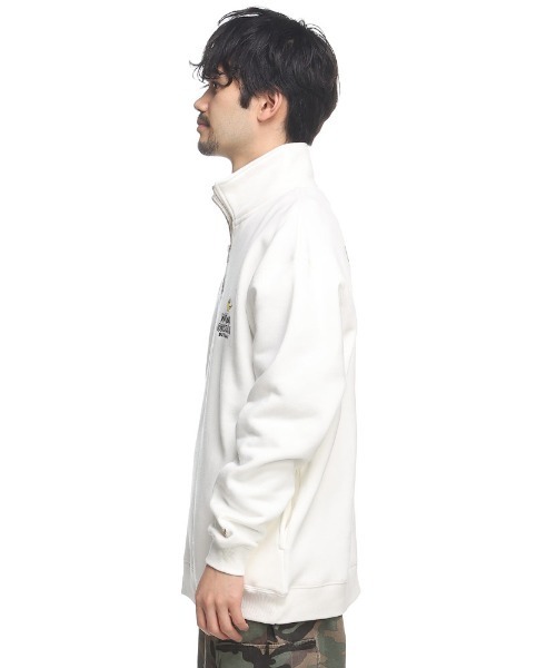 Mark Gonzales 裏起毛 バックロゴ RELAX FIT ハーフジップ トレーナー