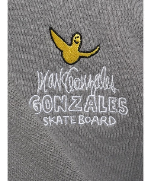 Mark Gonzales 裏起毛 バックロゴ RELAX FIT ハーフジップ トレーナー