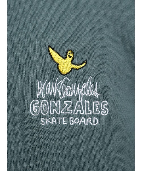 Mark Gonzales 裏起毛 バックロゴ RELAX FIT ハーフジップ トレーナー