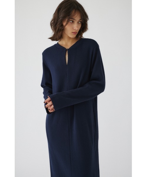 新品未使用RIM.ARK MA-1 sleeve SH ネイビー I line thermal OP Iラインサーマルワンピース（ワンピース）｜RIM.ARK