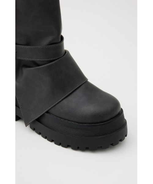 RODEO CROWNS WIDE BOWL（ロデオクラウンズワイドボウル）の「COVER ENGINEER BOOTS（ブーツ・レディース・ライトブラック/ブラウン・MEDIUM/LARGE/SMALL）」の10枚目の写真