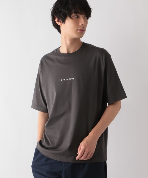 GLOBAL WORK(グローバルワーク)の「汗染み軽減TEE/ロゴ/986818(Tシャツ/カットソー・メンズ・グレー系2/グレー系5/グレー系8・SMALL/MEDIUM/LARGE/X-LARGE)」の1枚目の写真