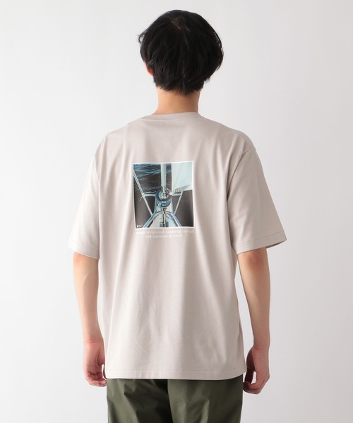GLOBAL WORK(グローバルワーク)の「汗染み軽減TEE/ロゴ/986818(Tシャツ/カットソー・メンズ・グレー系2/グレー系5/グレー系8・SMALL/MEDIUM/LARGE/X-LARGE)」の13枚目の写真