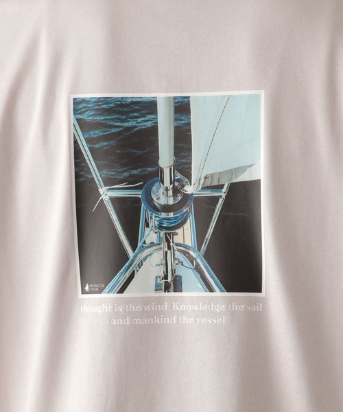GLOBAL WORK(グローバルワーク)の「汗染み軽減TEE/ロゴ/986818(Tシャツ/カットソー・メンズ・グレー系2/グレー系5/グレー系8・SMALL/MEDIUM/LARGE/X-LARGE)」の7枚目の写真