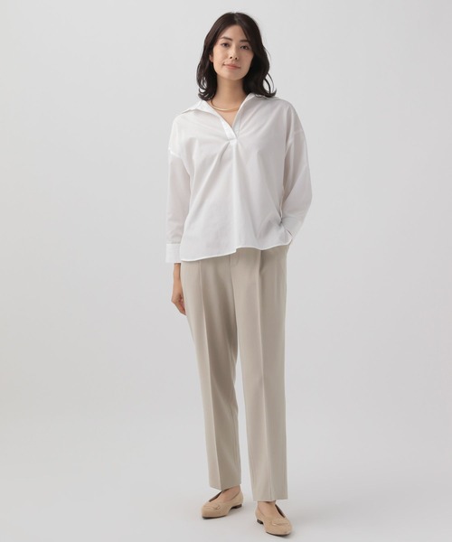 Elura（エルーラ）の「＜レギュラー／低身長サイズ＞映えラクテーパードパンツ/134221（その他パンツ・レディース・ブラウン/ベージュ/ネイビー/ブラック・SMALL/MEDIUM/LARGE/FREE(S)）」の18枚目の写真