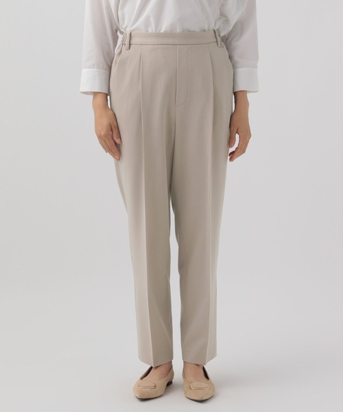 Elura（エルーラ）の「＜レギュラー／低身長サイズ＞映えラクテーパードパンツ/134221（その他パンツ・レディース・ブラウン/ベージュ/ネイビー/ブラック・SMALL/MEDIUM/LARGE/FREE(S)）」の14枚目の写真