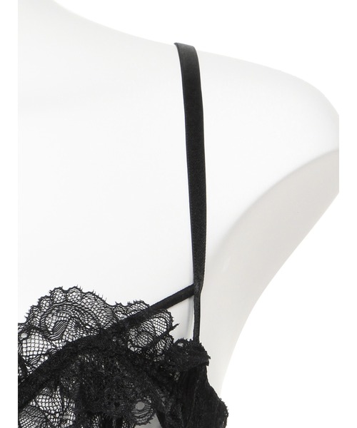 Ravijour（ラヴィジュール）の「レーシーフリル ブラ＆Ｔバックセット（ブラ&ショーツ・レディース・ブラック/ピンク/ホワイト・MEDIUM/SMALL）」の12枚目の写真