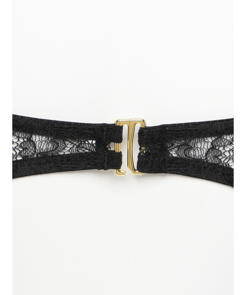 Ravijour（ラヴィジュール）の「レーシーフリル ブラ＆Ｔバックセット（ブラ&ショーツ・レディース・ブラック/ピンク/ホワイト・MEDIUM/SMALL）」の13枚目の写真