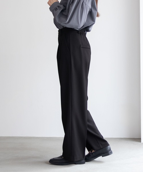 HusHusH(ハッシュアッシュ)の「HusHusH ツイルワイドパンツ(その他パンツ・レディース・キャメル/ブラック/グレー・M/L)」の10枚目の写真