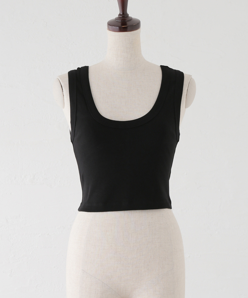 FLORE FLORE(フローレフローレ)人気 タンクトップ S FLORE FLORE/フローレフローレ HILLIE CROP タンクトップ（タンク