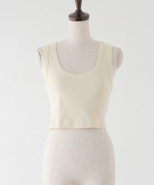 FLORE FLORE/フローレフローレ HILLIE CROP タンクトップ（タンク