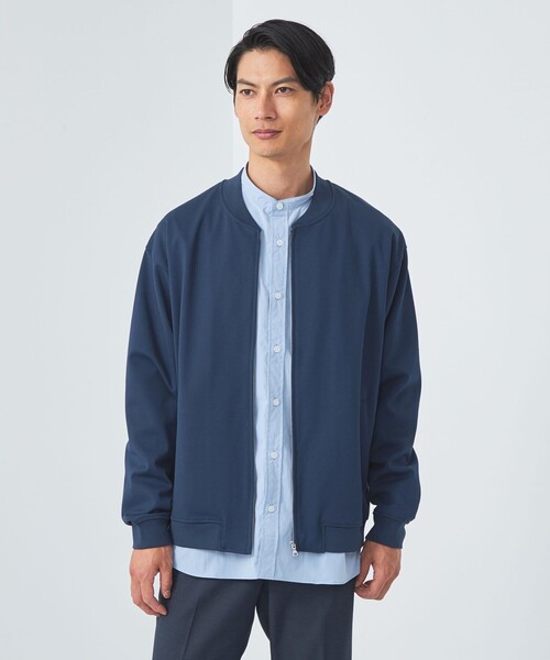 【セール】クリア ポンチ リブ ブルゾン（ブルゾン）｜green label relaxing（グリーンレーベルリラクシング）