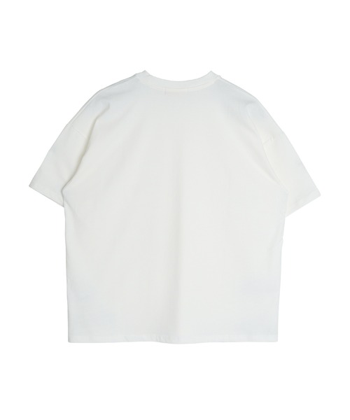 #Re:room（リルーム）の「アースカラービッグTシャツ（Tシャツ/カットソー・メンズ・ホワイト/ラベンダー/オリーブ・FREE）」の4枚目の写真