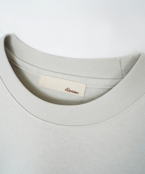 #Re:room（リルーム）の「アースカラービッグTシャツ（Tシャツ/カットソー・メンズ・ホワイト/ラベンダー/オリーブ・FREE）」の18枚目の写真