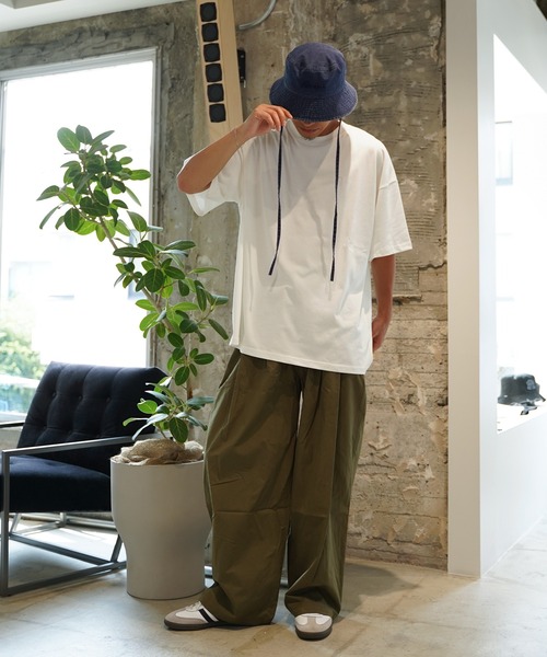 #Re:room（リルーム）の「アースカラービッグTシャツ（Tシャツ/カットソー・メンズ・ホワイト/ラベンダー/オリーブ・FREE）」の15枚目の写真