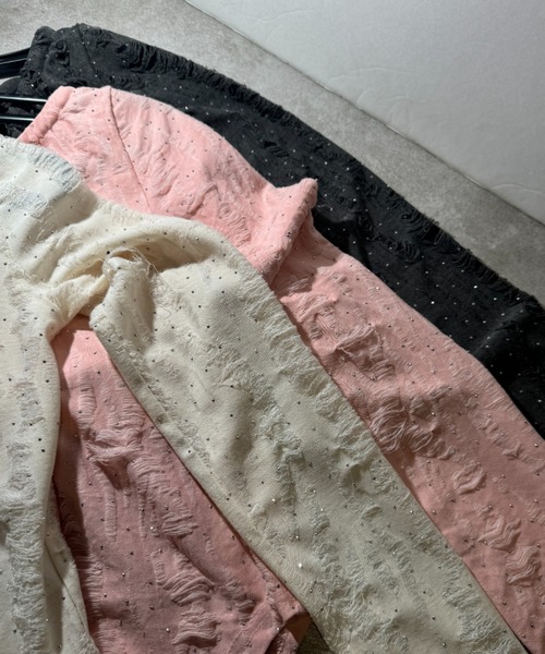 セール】マルチウェイラインストーントップス（Tシャツ/カットソー