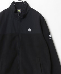 LOGOS/ロゴス フリース 切替 フルジップスタンドジャケット ブルゾン