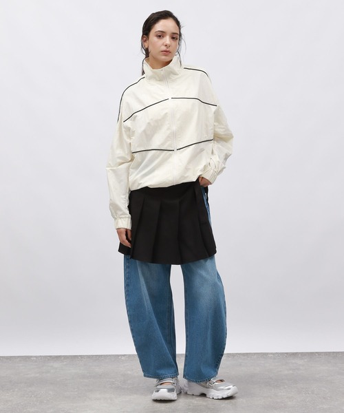 LAKOLE（ラコレ）の「コードライントラックジャケット/143835（ブルゾン・レディース・グレー/アイボリー/ブラック・FREE）」の17枚目の写真