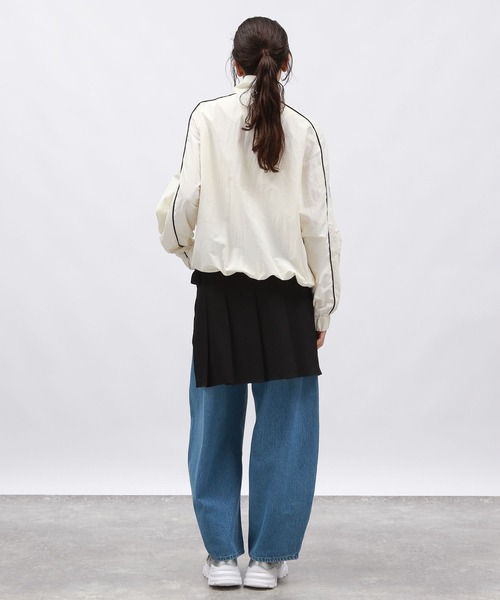 LAKOLE（ラコレ）の「コードライントラックジャケット/143835（ブルゾン・レディース・グレー/アイボリー/ブラック・FREE）」の15枚目の写真