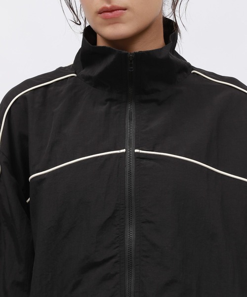 LAKOLE（ラコレ）の「コードライントラックジャケット/143835（ブルゾン・レディース・グレー/アイボリー/ブラック・FREE）」の9枚目の写真