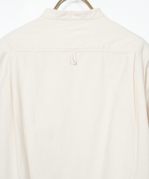 DANTON/ダントン] コットンフランネル バンドカラーシャツ（シャツ