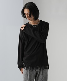 HARE | フリンジダメージカットソー(HARE)(Tシャツ/カットソー)