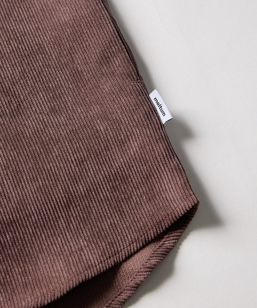 meltum(メルタム)の「OVERSIZED CORDUROY SHIRT(シャツ/ブラウス・メンズ・ネイビー/ブラック/ブラウン・FREE)」の10枚目の写真