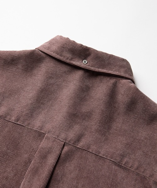 meltum(メルタム)の「OVERSIZED CORDUROY SHIRT(シャツ/ブラウス・メンズ・ネイビー/ブラック/ブラウン・FREE)」の7枚目の写真