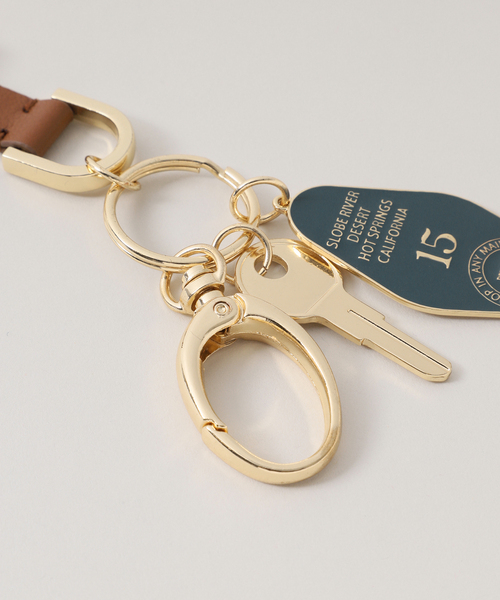 SLOBE IENA（スローブイエナ）の「《WEB限定/追加》SLOBE チャーム（キーケース/キーアクセサリー・レディース・キャメル・FREE）」の10枚目の写真