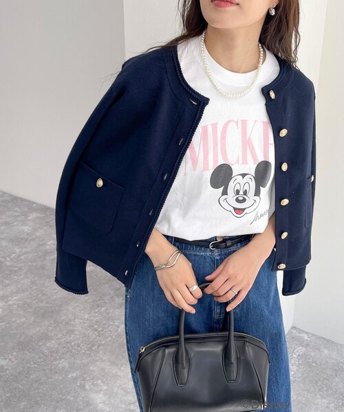 fredy emue(フレディエミュ)の「【GOOD ROCK SPEED/グッドロックスピード】fredy別注MICKEY Tシャツ(Tシャツ/カットソー・レディース・ピンク/ライトグレー/オフホワイト・38)」の9枚目の写真
