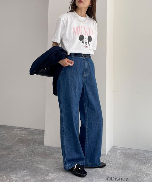 fredy emue(フレディエミュ)の「【GOOD ROCK SPEED/グッドロックスピード】fredy別注MICKEY Tシャツ(Tシャツ/カットソー・レディース・ピンク/ライトグレー/オフホワイト・38)」の11枚目の写真