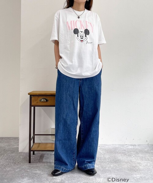 fredy emue(フレディエミュ)の「【GOOD ROCK SPEED/グッドロックスピード】fredy別注MICKEY Tシャツ(Tシャツ/カットソー・レディース・ピンク/ライトグレー/オフホワイト・38)」の21枚目の写真