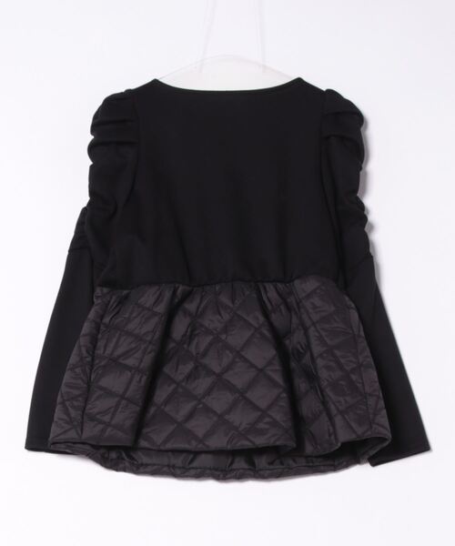 【セール】【WEB限定】袖ギャザーキルト切り替えプルオーバー（Tシャツ/カットソー）｜PICCIN（ピッチン）