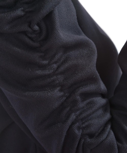 【セール】【WEB限定】袖ギャザーキルト切り替えプルオーバー（Tシャツ/カットソー）｜PICCIN（ピッチン）