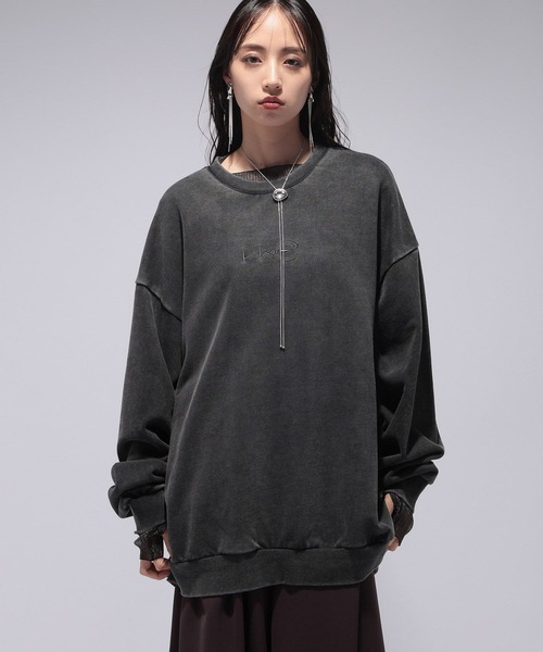 HARE(ハレ)の「【UNISEX】ニホンガバックプリントスウェット by MAO KAWASAKI (HARE)(スウェット・メンズ・ブルー/ブラック・FREE)」の8枚目の写真