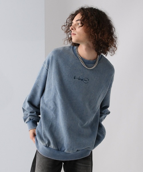 HARE(ハレ)の「【UNISEX】ニホンガバックプリントスウェット by MAO KAWASAKI (HARE)(スウェット・メンズ・ブルー/ブラック・FREE)」の13枚目の写真