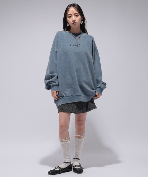 HARE(ハレ)の「【UNISEX】ニホンガバックプリントスウェット by MAO KAWASAKI (HARE)(スウェット・メンズ・ブルー/ブラック・FREE)」の16枚目の写真