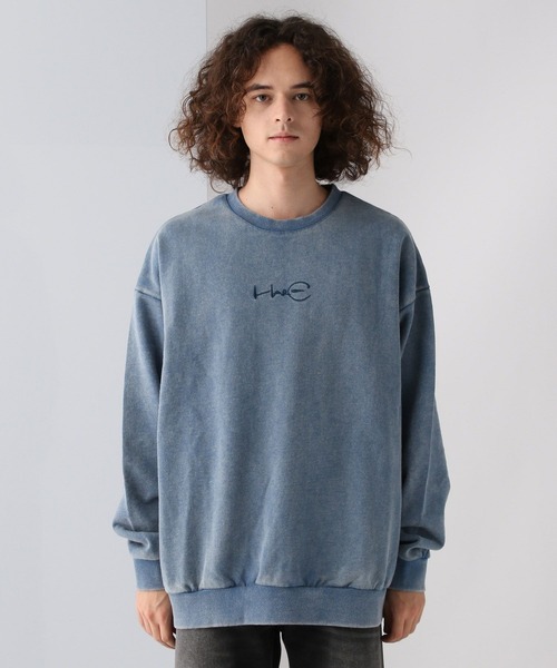 HARE(ハレ)の「【UNISEX】ニホンガバックプリントスウェット by MAO KAWASAKI (HARE)(スウェット・メンズ・ブルー/ブラック・FREE)」の21枚目の写真
