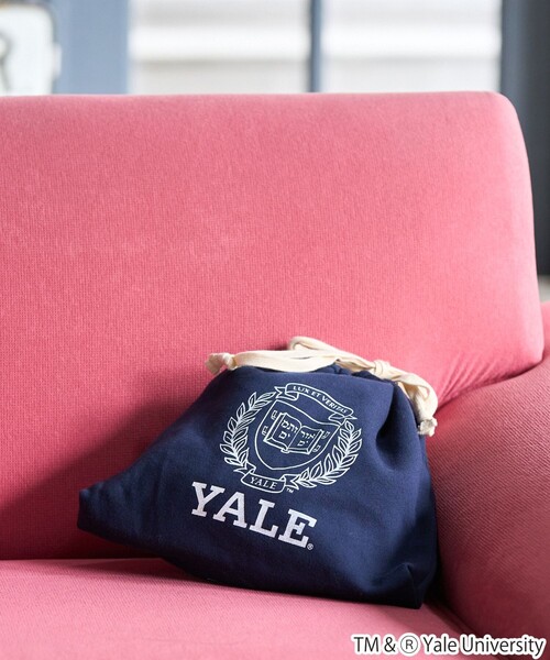 FREAK'S STORE（フリークスストア）の「Yale University × FREAK'S STORE/フリークスストア 限定展開　Yale University イエール大学 別注 巾着 バッグ（ハンドバッグ・レディース・グレー/ブラック/ネイビー・ONE SIZE）」の7枚目の写真
