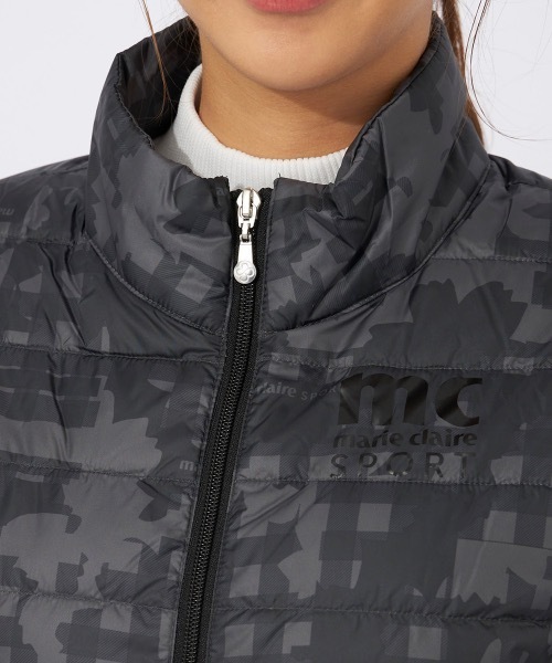 マリクレール ゴルフウェア レディース ダウンジャケット 撥水 保温 アウター セールmarie claire⁄マリ.クレールレディースハイブリッドダウン