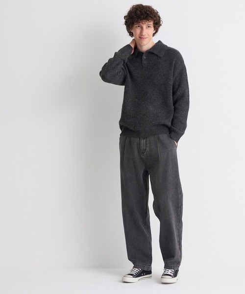 coca(coca)(コカ)の「ウォッシュデニム ツータックバルーンパンツ(デニムパンツ・メンズ・インディゴブルー/ブラック・XL/M/L)」の7枚目の写真