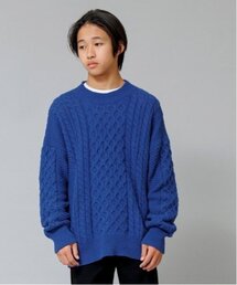 GLAZOS | 【大人向けサイズあり】ケーブルニット(ニット/セーター)