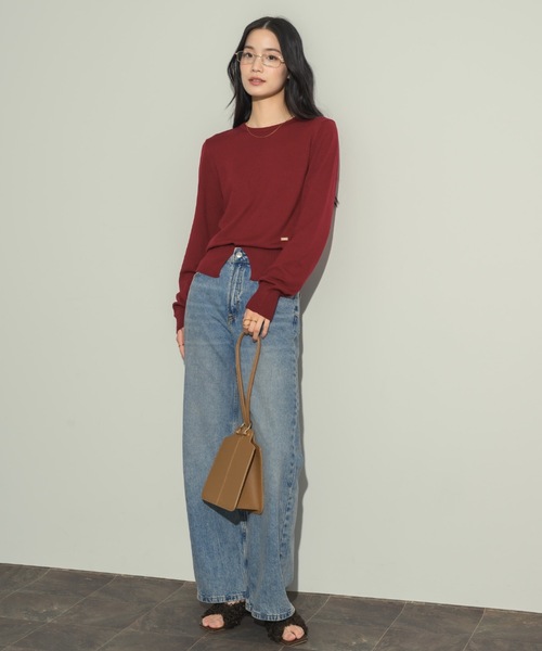 センタースリットニットプルオーバー（ニット/セーター）｜NEUNA（ヌナ）
