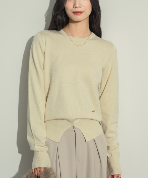 センタースリットニットプルオーバー（ニット/セーター）｜NEUNA（ヌナ）