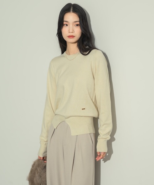 センタースリットニットプルオーバー（ニット/セーター）｜NEUNA（ヌナ）