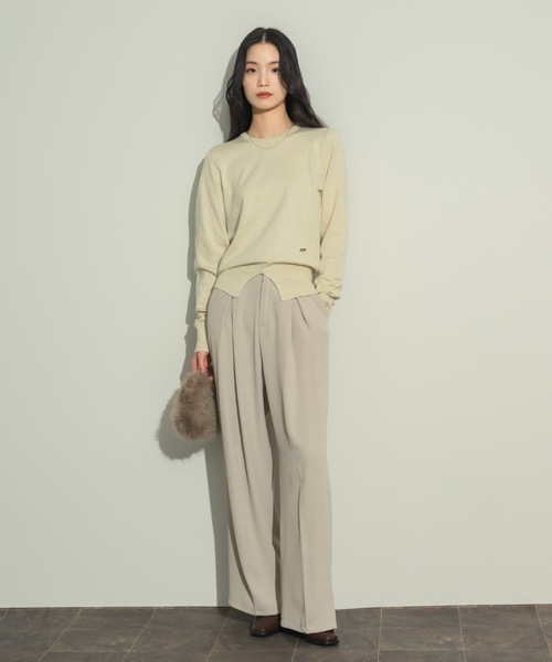 センタースリットニットプルオーバー（ニット/セーター）｜NEUNA（ヌナ）