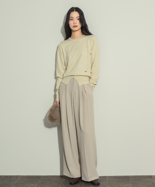 センタースリットニットプルオーバー（ニット/セーター）｜NEUNA（ヌナ）