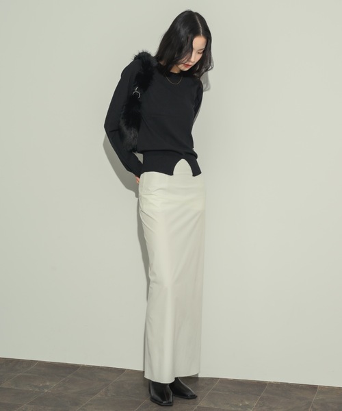 センタースリットニットプルオーバー（ニット/セーター）｜NEUNA（ヌナ）